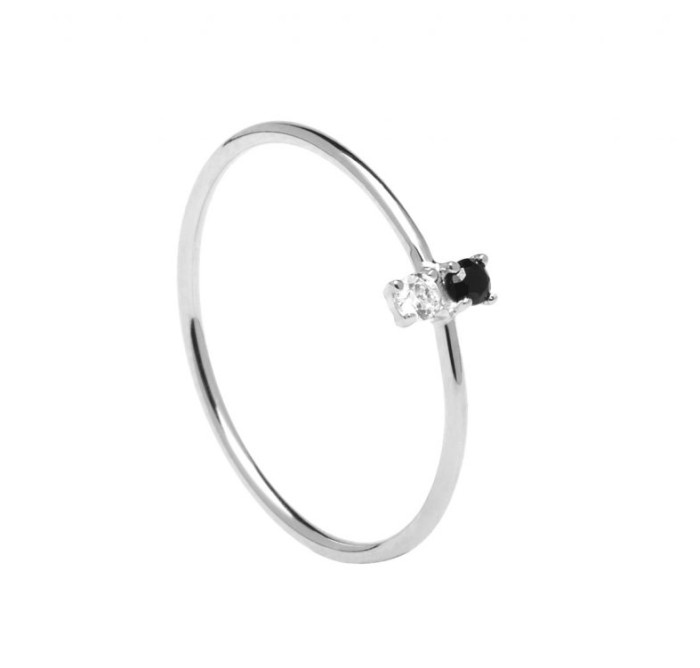 Anillo PD PAOLA AN02-106 CARBON SILVER