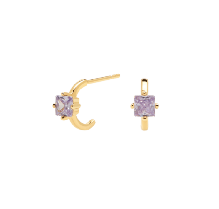 Pendientes PD PAOLA AR01-232-U LAVENDER GOLD